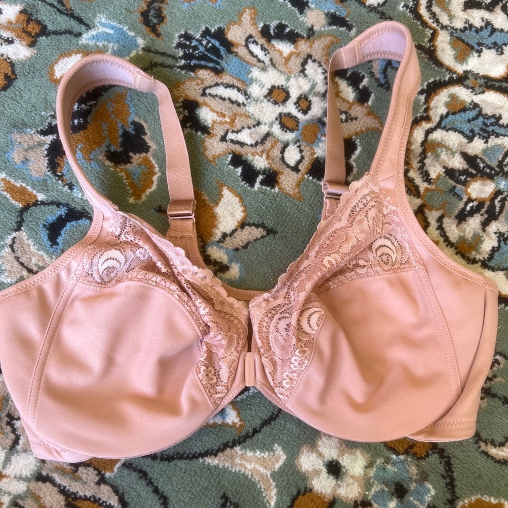 Glamorise Front Close Bra 38D Underwire